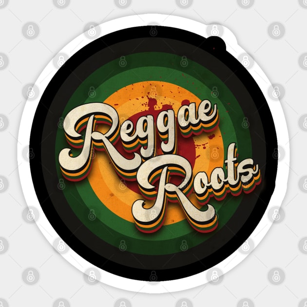 Reggae Roots Time Sticker by CTShirts